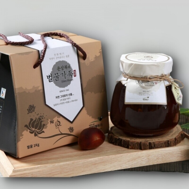 횡성몰,윤상복의 벌꿀가족 선물용 3종 꿀 1kg (단품) 에덴양봉원